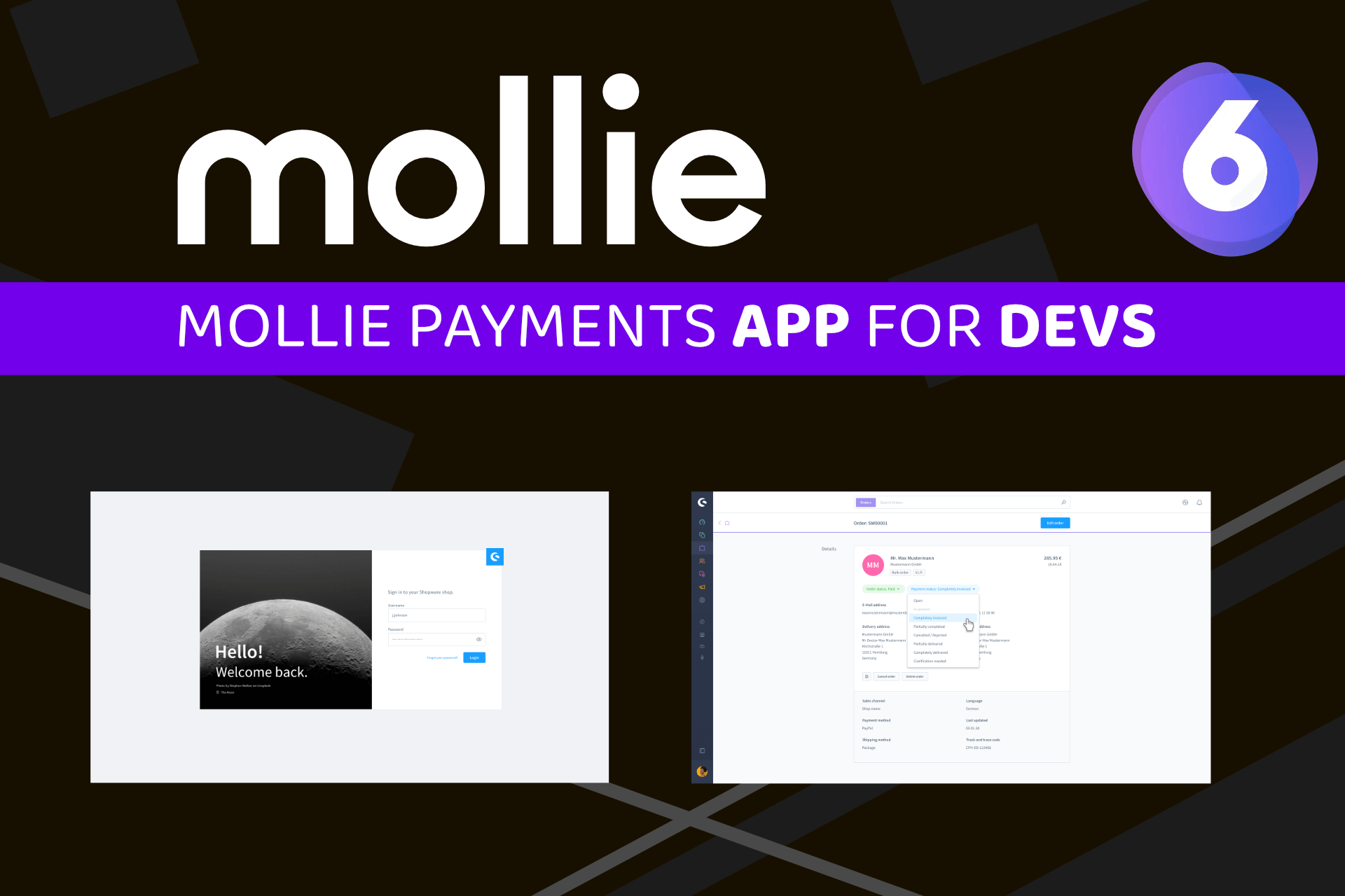 Developing with the Mollie Payments App for Shopware